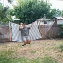 USA ID Boise 7011WestAshland 2002AUG03 Party FitzysPool 002  I so wanna see him cartwheel out of the hammock. : 2002, 7011 West Ashland, Americas, August, Boise, Date, Events, Fitzy's Pool Party, Idaho, Month, North America, Parties, Places, USA, Year